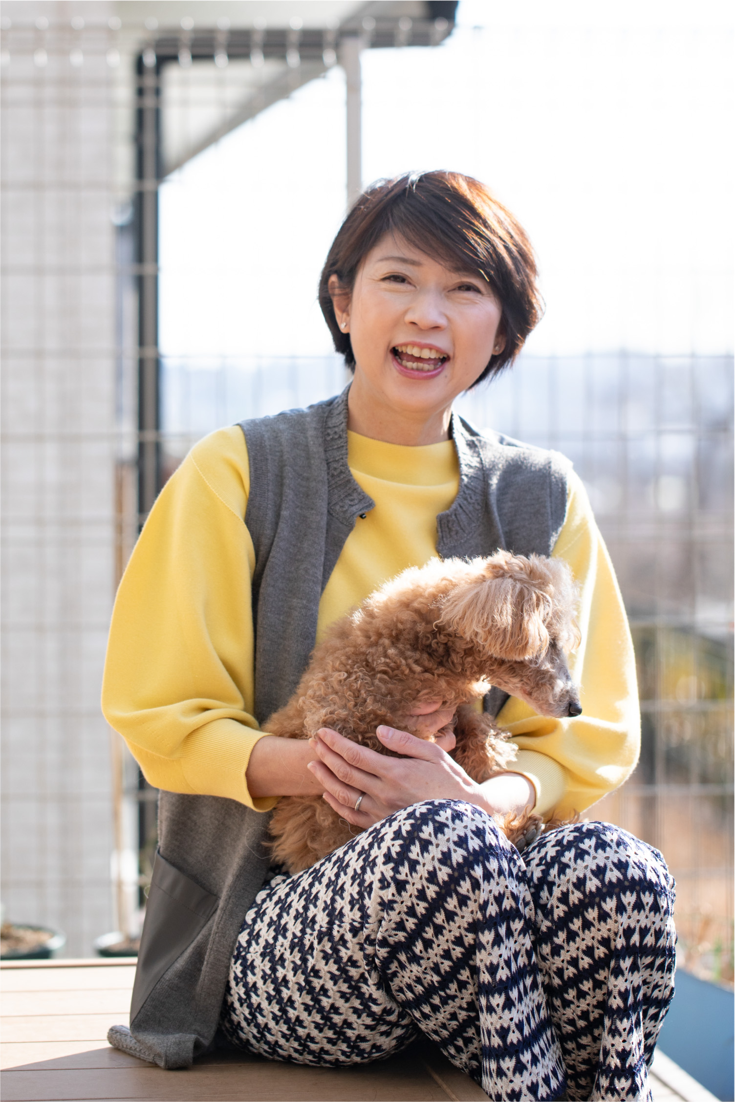 人物と犬1