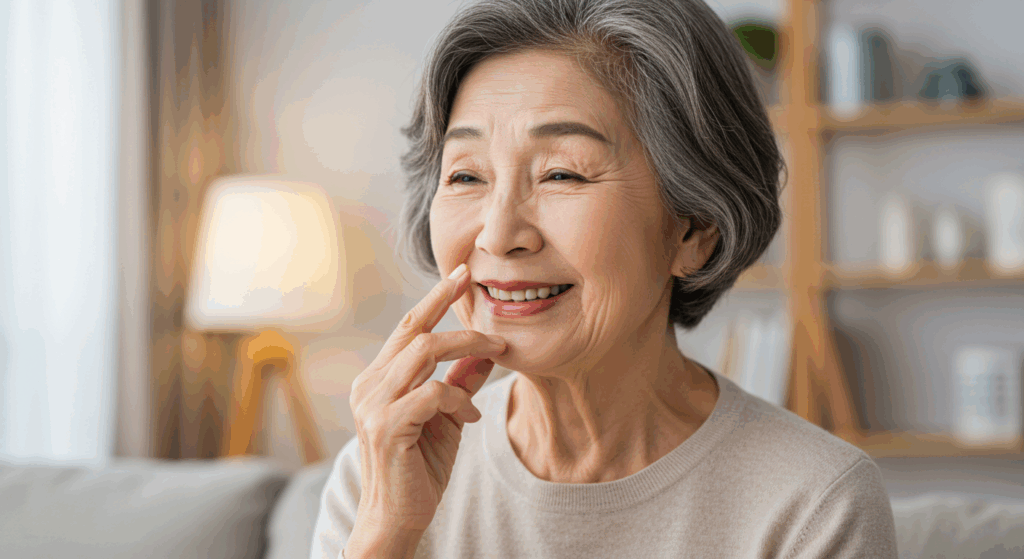 70年間の口呼吸から解放された75歳女性の奇跡：鼻が通る喜びを取り戻すまで